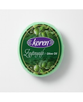 KOREN Zeytinyağlı Süngerli Sabun - 120 gr 