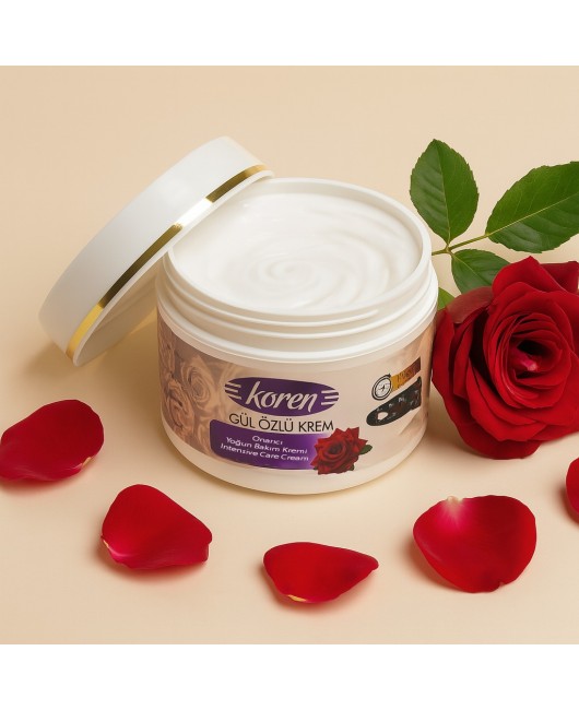 KOREN Gül Özlü Yoğun Nemlendirici ve Canlandırıcı Krem - 150 ml KOREN Gül Özlü Yoğun Nemlendirici ve Canlandırıcı Krem - 150 ml