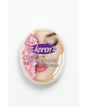 KOREN Cilt Beyazlatıcı İnci Tozlu Süngerli Sabun - 120 gr 