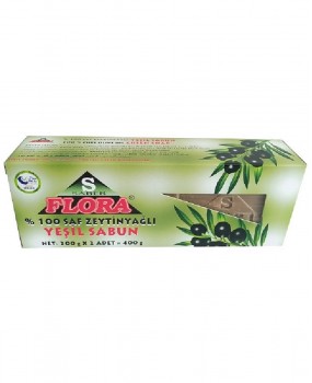 FLORA %100 ZEYTİNYAĞLI SABUN(400g)