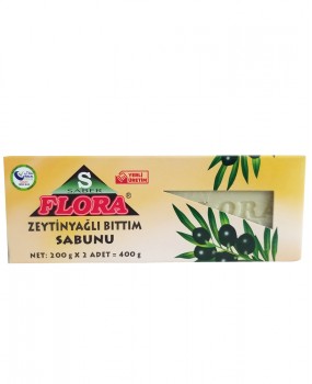 FLORA ZEYTİNYAĞLI BITTIM SABUNU(400 g)